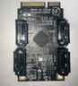 FVH 迷你MINI PCIE轉SATA 3.0擴展卡 全高M(jìn)ini PCI-E轉to 4口SATA3.0硬盤(pán)接口擴展卡  黑色雙口 曬單實(shí)拍圖