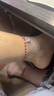 夢(mèng)君宸S925銀福袋腳鏈招財紅繩腳鏈男女轉運珠本命年手工編織情侶腳鏈 紅繩 曬單實(shí)拍圖