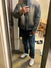 Levi's【商場(chǎng)同款】李維斯25春季新款男士水洗復(fù)古牛仔外套002WZ 深藍(lán)色 002WZ-0000 L 曬單實(shí)拍圖