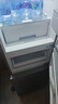 美的（Midea）220L家用小冰箱小型三門(mén)三溫區中門(mén)軟冷凍節能省電低音出租房電冰箱國家補貼 BCD-220TM鈦鋼灰 曬單實(shí)拍圖