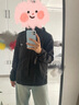 真維斯戶(hù)外運動(dòng)夾克男春秋外套沖鋒衣連帽潮牌戶(hù)外寬松登山服情侶款 黑色 M 曬單實(shí)拍圖