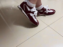 TOOMANYSHOES 【吳昕同款】甜味補劑 夏季新款軟底網(wǎng)面運動鞋透氣休閑德訓鞋女 酒紅色 38 曬單實拍圖