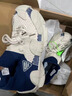 森馬男鞋夏季2025新款透氣網(wǎng)面飛織休閑網(wǎng)鞋男士輕便運(yùn)動(dòng)防滑小白潮鞋 米藍(lán) 42 曬單實(shí)拍圖