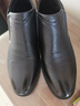 蜘蛛王 SPIDER KING 男鞋冬季皮鞋男加絨保暖棉靴商務(wù)休閑高幫男士套腳皮棉鞋 750348 黑色 41 曬單實(shí)拍圖