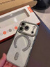 鑒百伊 適用蘋(píng)果17pro手機殼iphone17promax透明水鉆air磁吸無(wú)線(xiàn)充16新款15鏡頭全包14硅膠防摔13保護套 【太空銀】晶透閃鉆*帶鏡頭膜*強磁吸附 iPhone 17 曬單實(shí)拍圖