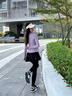 陶芙（taofu）羽毛球服套裝女2025秋冬氣質(zhì)顯瘦長(cháng)袖健身服專(zhuān)業(yè)打球爬山訓練衣服 紫色長(cháng)袖兩件套（黑褲裙） M 曬單實(shí)拍圖