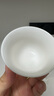 京東京造 茶具茶杯 功夫茶具整套羊脂玉杯子品茗杯簡約辦公會客杯 6個裝 曬單實拍圖