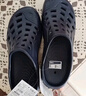 迪卡儂（DECATHLON）游泳男士涼鞋沙灘拖鞋洞洞鞋外穿NABD2028001深藍(lán)色網(wǎng)格款43碼 曬單實(shí)拍圖