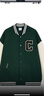 Champion【丁禹兮同款】冠軍棒球服外套女2025秋季新款復(fù)古美式棒球衫男 常春藤綠拼米白 L 曬單實(shí)拍圖