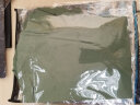 艾路丝婷夏装短袖T恤女上衣韩版修身圆领纯色棉体恤TX3361 墨绿色 160/84A/M 实拍图