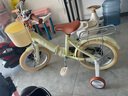 永久（FOREVER）永久兒童自行車(chē)永久自行車(chē)兒童 自行車(chē)3-6歲折疊自行車(chē)兒童單車(chē) 標配黃|輻條輪+折疊+輔助輪+禮包 14寸|身高95-120cm 曬單實(shí)拍圖