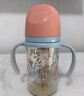 貝親（Pigeon）PPSU雙把手防脹氣奶瓶240ml 叢林小兔 M號奶嘴 3月+ AA218 曬單實(shí)拍圖