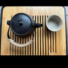 京東京造 茶具整套 功夫茶具陶瓷套裝茶壺茶杯茶盤(pán)【黑陶提梁壺】 12件套  曬單實(shí)拍圖