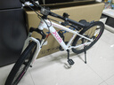 喜德盛兒童自行車(chē)小王子變速車(chē)7速青少年學(xué)生通勤運動(dòng)騎行單車(chē) 白粉色  曬單實(shí)拍圖