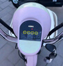 愛(ài)瑪電動(dòng)自行車(chē)Q豆80KM續航鉛酸電池簡(jiǎn)易電瓶車(chē)雙人踏板車(chē) 露霜粉 曬單實(shí)拍圖