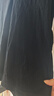 優(yōu)衣庫女裝竹節紗V領(lǐng)T恤/短袖棉白T上衣打底內搭春夏新款483576 09 黑色 S /155/80A 曬單實(shí)拍圖