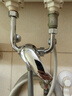 科固（KEGOO）電熱水器混水閥開(kāi)關(guān)黃銅冷熱U型明裝淋浴水龍頭熱水器配件K220307 曬單實(shí)拍圖