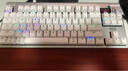 CHERRY櫻桃 MX8.3 客制化無(wú)線鍵盤(pán) 8K掃描率 鋁合金機(jī)身 熱插拔 藍(lán)牙三模 無(wú)畏契約打瓦 極光銀 極光軸 曬單實(shí)拍圖