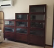 （savannah furniture） 美式組合書柜置物架防塵玻璃門落地整 四層80*38*164cm 曬單實(shí)拍圖