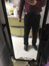 羅蒙（ROMON）秋冬胖子長褲子厚款男士休閑褲加肥加大碼男褲高彈力休閑西褲寬松 黑色 1號 高彈力 抗皺 38碼(三尺腰圍) 曬單實拍圖