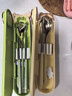 onlycook304不銹鋼便攜餐具學(xué)生兒童筷勺套裝筷子勺子收納盒-小狗 曬單實(shí)拍圖