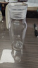 樂扣樂扣（LOCK&LOCK）夏季運動水杯簡約塑料杯便攜水壺杯子白色350ML七夕情人節(jié)禮物 曬單實拍圖