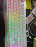 狼蛛（AULA）T101真機械手感鍵盤鼠標套裝 有線鍵鼠套裝 游戲辦公電腦鍵盤 冰藍光 吃雞套裝 金屬面板 黑 曬單實拍圖