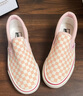 啄木鳥(niǎo)2025夏季櫻花粉格子一腳蹬帆布鞋女低幫棋盤(pán)格休閑滑板鞋 粉色格厚底一腳蹬 37 女款偏大一碼 曬單實(shí)拍圖