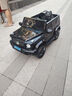 福兒寶奔馳授權大G兒童電動(dòng)車(chē)玩具車(chē)可坐人四輪帶遙控越野小孩寶寶送禮 四驅黑+減震器+后備箱+皮座+軟胎 曬單實(shí)拍圖