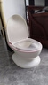 babycare馬桶坐便器蹲便器兒童馬桶仿真馬桶坐便圈2-6歲寶寶便盆維爾粉 曬單實拍圖