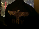 BOY LONDON【月光之城】潮牌龍年情侶款外套老鷹印花夾克 N23009 黑色 L 曬單實拍圖