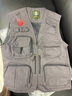 圖圖愛(ài)攝影馬甲定制工作服印logo導演記者馬夾劇組攝像廣告婚慶傳媒背心 灰色 XL 建議（140-155斤） 曬單實(shí)拍圖