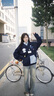 棉致美式慵懶chic格紋拼接假兩件連帽衛衣女秋冬新款潮流寬松韓系外套 411藏青色【高品質(zhì)】 M 100-120斤 曬單實(shí)拍圖