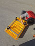 小推車(chē)拉貨手推車(chē)手拉車(chē)折疊便攜搬運家用拖車(chē)平板車(chē)取快遞小拉車(chē) 60x90黃色4道加固靜音款 曬單實(shí)拍圖