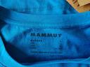 猛犸象（MAMMUT）男士短袖休閑戶(hù)外T恤運動(dòng)衫1017 04024 冰川藍  L  曬單實(shí)拍圖