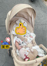 丸丫T6-2遛娃神器嬰兒推車0-3歲可坐可躺輕便折疊高景觀雙向白金系列 【白金系列】香檳金PLUS 曬單實拍圖