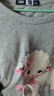 森馬（Semir）代露娃|短袖t恤女中長款印花上衣25夏寬松純棉套頭衫109325100032 曬單實拍圖