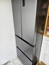 美的（Midea）417法式多門(mén)四開(kāi)門(mén)60cm超薄零嵌入式雙變頻小戶(hù)型無(wú)霜電冰箱 MR-417WFPE 流蘇銀 家電國家補貼20% 曬單實(shí)拍圖