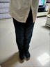 兒童褲子男童女童2025春款休閑校服直筒褲校服西褲 黑色 160 曬單實(shí)拍圖