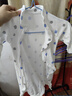 舒貝怡2件裝嬰兒衣服新生兒連體衣兒童哈衣寶寶純棉爬爬服春秋款藍 80CM 曬單實(shí)拍圖