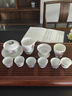 GWYNETH薄胎冰種玉瓷茶具套裝家用輕奢功夫茶具茶杯茶壺茶盤(pán)整套禮盒 薄胎冰凝玉瓷-富貴團圓蓋碗套裝 曬單實(shí)拍圖