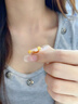 老鳳祥足金小貓爪黃金耳釘女2025新款可愛(ài)純金耳飾生日禮物送女朋友老婆 足金貓爪耳釘【直針款一對】約0.7g 曬單實(shí)拍圖