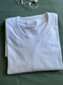 400g重磅純棉短袖長(cháng)袖男女T恤純色厚實(shí)不透百搭寬松半袖打底衫QY 象牙白 【重磅400G短袖】 XL 建議160-180斤 曬單實(shí)拍圖