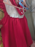 優(yōu)奇周歲女寶寶禮服夏季嬰兒夏裝衣服紅色旗袍連衣裙夏天抓周冠衣中式 曬單實(shí)拍圖