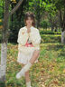 佐敘 衛(wèi)衣女 毛巾銹耳朵連帽秋冬款學(xué)生可愛(ài)風(fēng)外套甜酷設(shè)計(jì)感女裝上衣 杏色 L 【建議100-120斤】 曬單實(shí)拍圖