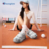 Champion美國(guó)冠軍2025新款板鞋女男 潮流厚底休閑膨膨瑪麗珍涼拖鞋25SST08 曬單實(shí)拍圖