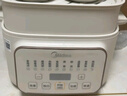 美的（Midea）電燉鍋 電燉盅 快燉隔水燉煮家用煮粥嬰兒寶寶輔食鍋bb煲湯鍋燕窩燉盅4.5L白瓷內膽燉湯鍋上蒸下燉 4.5L 【一盅五膽】白瓷內膽 DZE2552 曬單實(shí)拍圖