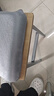 學(xué)生坐墊教室專(zhuān)用學(xué)習凳子板凳學(xué)校久坐屁股兒童屁墊高中生椅子墊 深灰【小號絨布款】可拆洗雙綁帶 曬單實(shí)拍圖