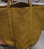 無(wú)印良品（MUJI）紙編 托特包 挎包 女包 包包 輕便 手提編織包通勤 淺棕色 大 底部直徑25*高25cm 曬單實(shí)拍圖