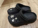 crocs卡駱馳檀健次同款小鯨魚(yú)洞洞鞋|206302 黑色-001 36/37(230mm) 曬單實(shí)拍圖